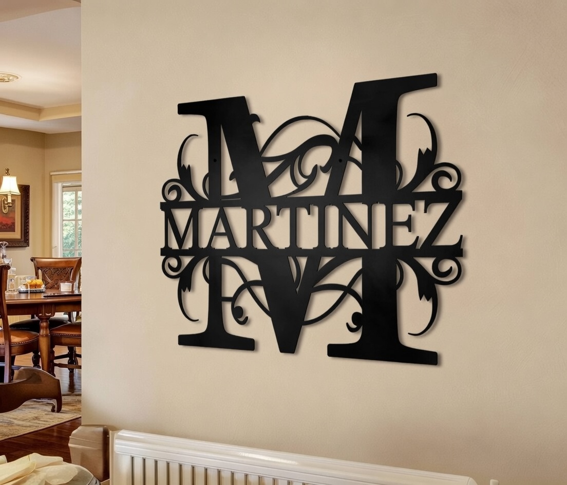 PERSONALIZED MONOGRAMS - WALL DECOR - FAMILY NAME